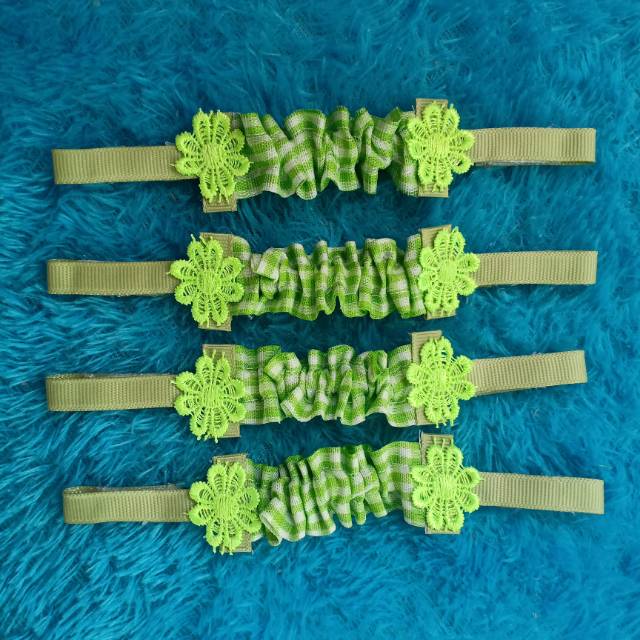 konektor masker / pengait masker earloop seri warna hijau