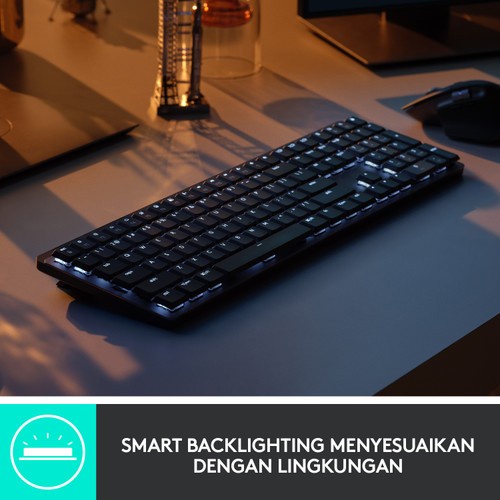 Logitech MX Mechanical Tactile Keyboard Wireless Bluetooth Backlit