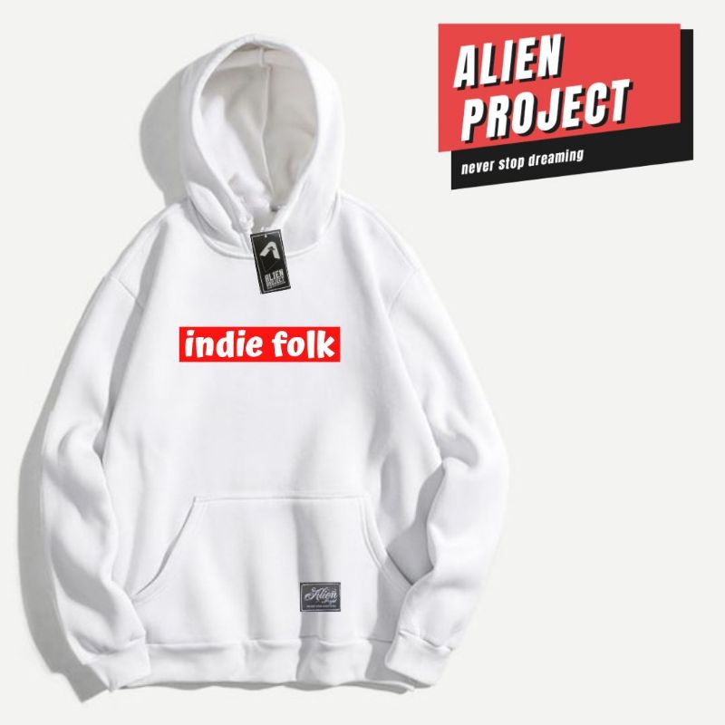 Alien project hoodie pria Hoodie cowok