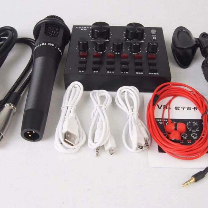 PAKET KOMPLIT PODCAST YOUTUBE / KOPER + MIC Dynamic + STAND HOLDER Grosir