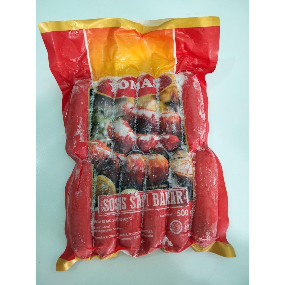 

YOMAS Sosis bakar rasa sapi 500 gr