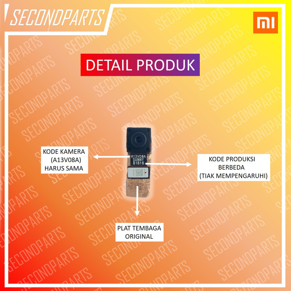 KAMERA DEPAN XIAOMI REDMI NOTE 5 / NOTE 5 PRO ORIGINAL ASLI COPOTAN