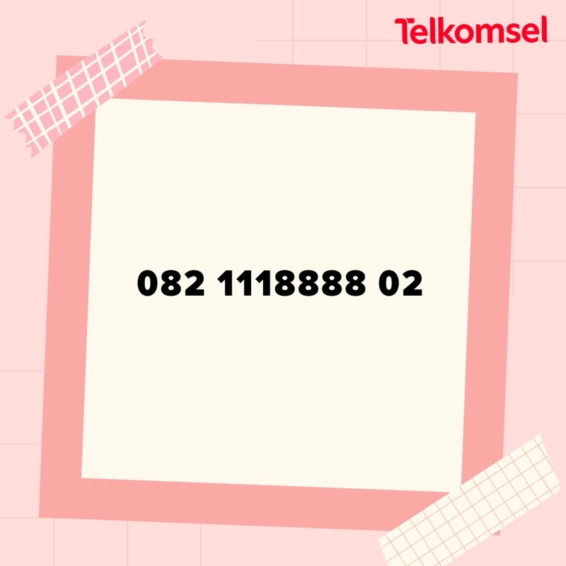 Nomor Cantik Telkomsel 4 Varian Triple Kwartet 1118888 02