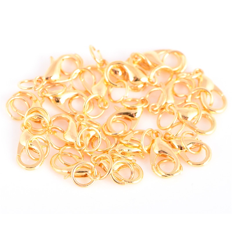 {LUCKID}20PC/Set Alloy Lobster Clasps Claw Jewelry Hook Making DIY Necklace Bracelet