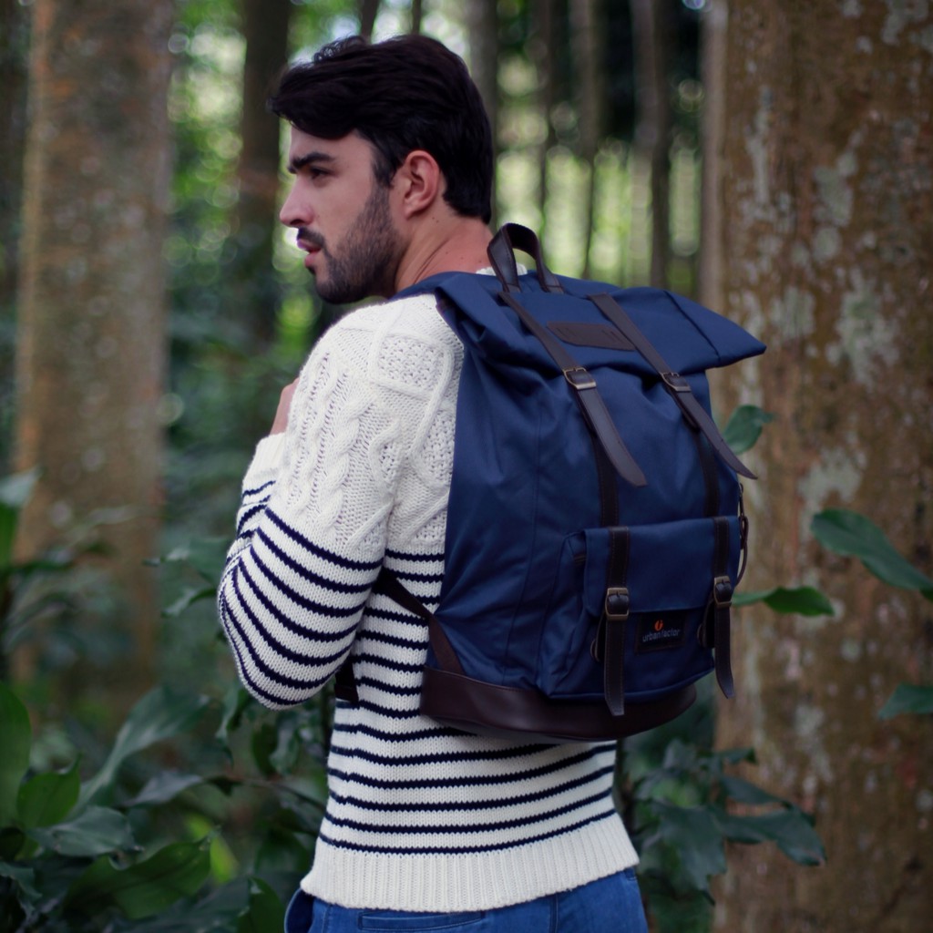 JAM SESSION NAVY |Urban Factor x FORIND|Tas Ransel Punggung Ori Bag Pria Wanita Backpack Baru Besar