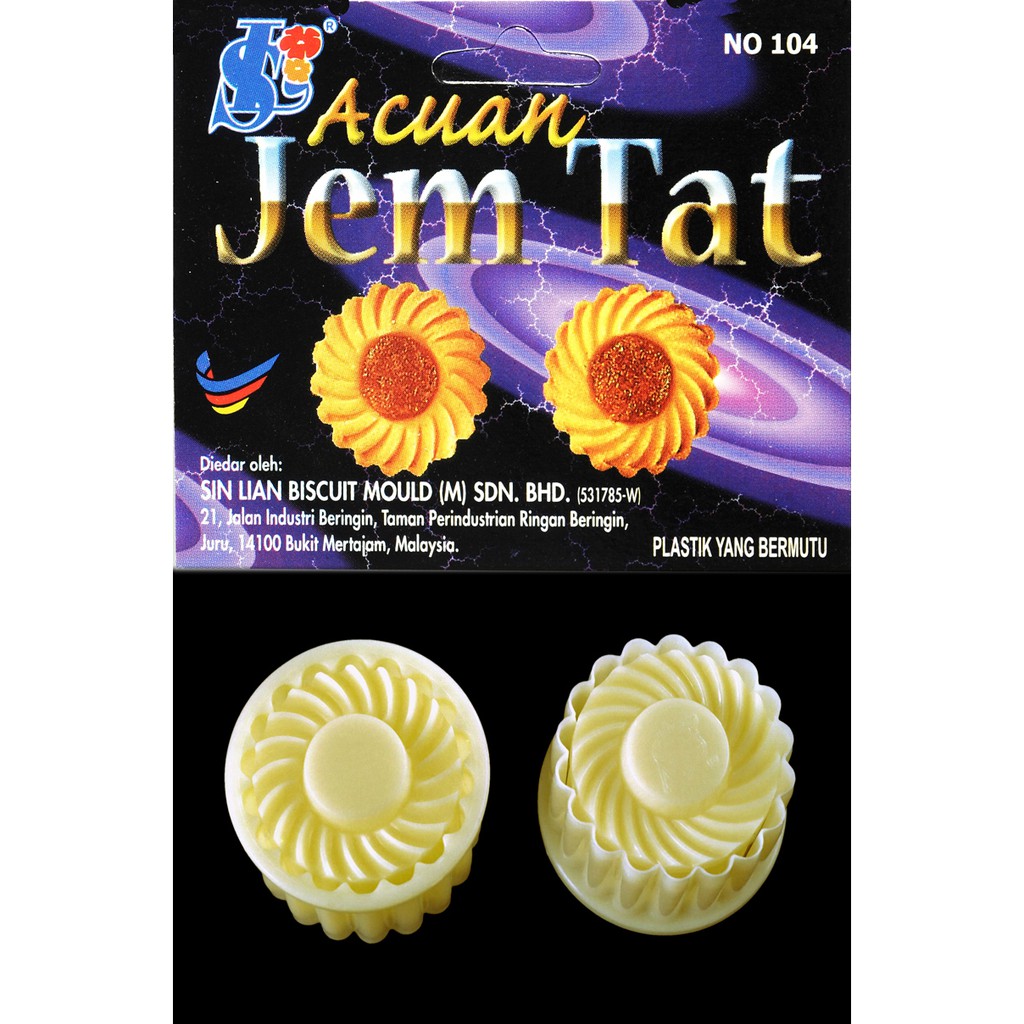 Cetakan Kue Kering Jam Tart Acuan 104