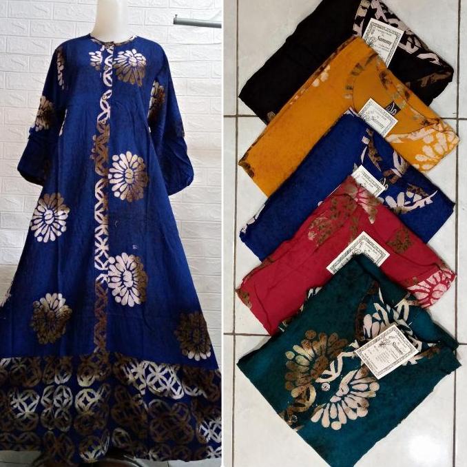 Terbagus.. Dres klok batik/baju klok batik/dres klok sammy los/Batik klok sammy/Daster rempel