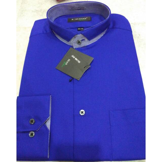 Alisan Motif Kerah Koko Slimfit