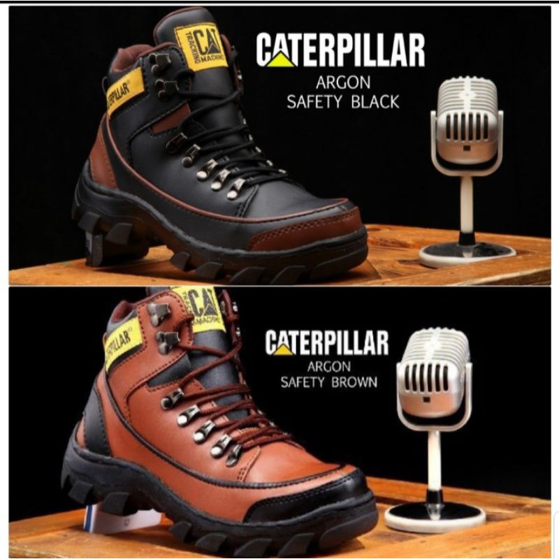 SEPATU CATERPILAR SEFTY PRIA UJUNG BESI ARGON