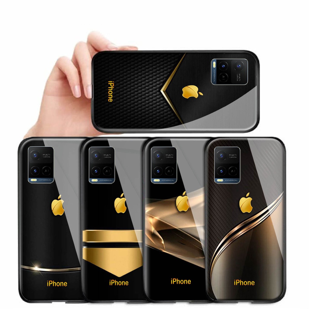 [S122] Softcase Glass Kaca  VIVO Y33S , SOFTCASE GLASS VIVO Y33S , CASE HP VIVO