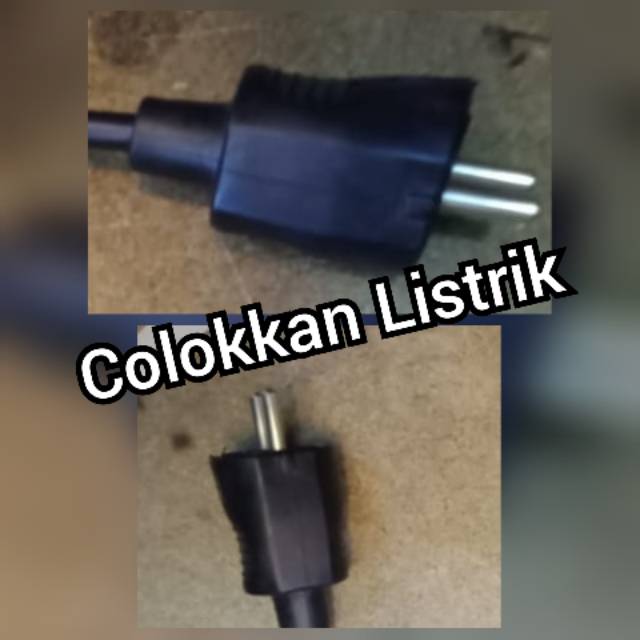 colokkan colokan kepala listrik - fitting fiting piting power listrik