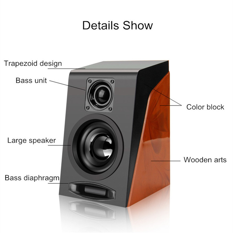 First Eye 950 HiFi Desktop Multimedia Stereo Speaker 2.0 Channel -HTM