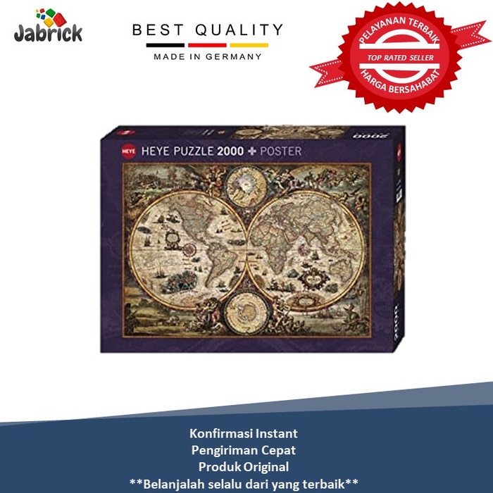 {OktaStore} HEYE Puzzle 29666 Vintage World 2000 pcs Limited