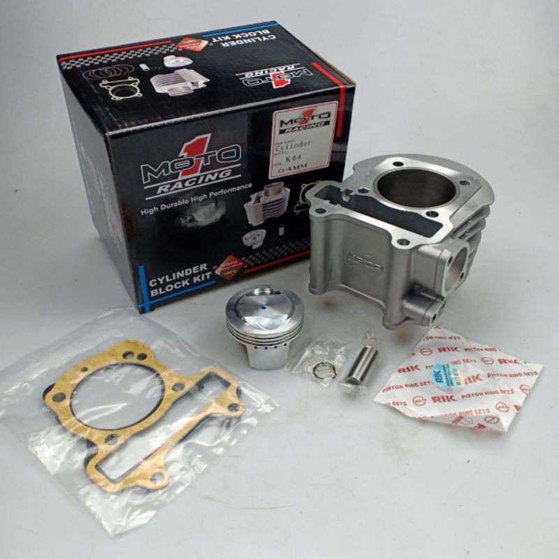 Blok Seher Moto1 Set Bore Up 54mm K44 Moto1 racing Beat Esp,Scopy Esp,Vario 110 LED Esp