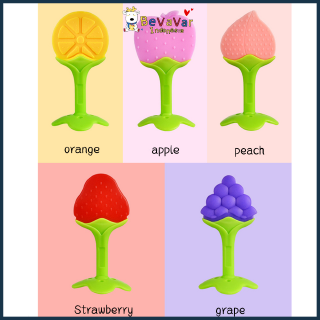 BEVAVAR Teether bayi berbentuk buah Mainan gigitan bayi BEVAVAR Teether bayi berbentuk buah Mainan gigitan bayi