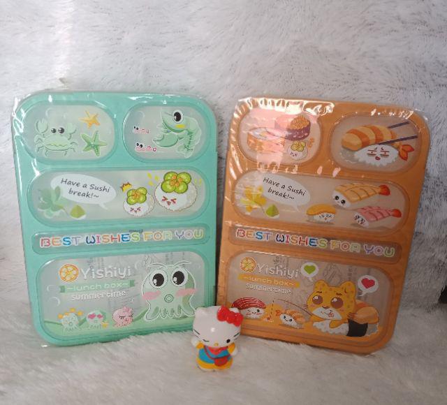 Lunch Box Yooyee 590 Sekat 5  Bpa Free