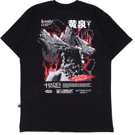 fws0G Kremlin Mythology V.2 T-Shirt Kaos Hitam - Hades - Black - M Hyj2011Jhh