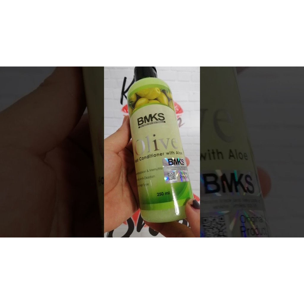 [ORI] KONDISIONER PENYUBUR RAMBUT Ekstrak Zaitun Aloe Vera dalam 14 Hari | BMKS Olive Conditioner