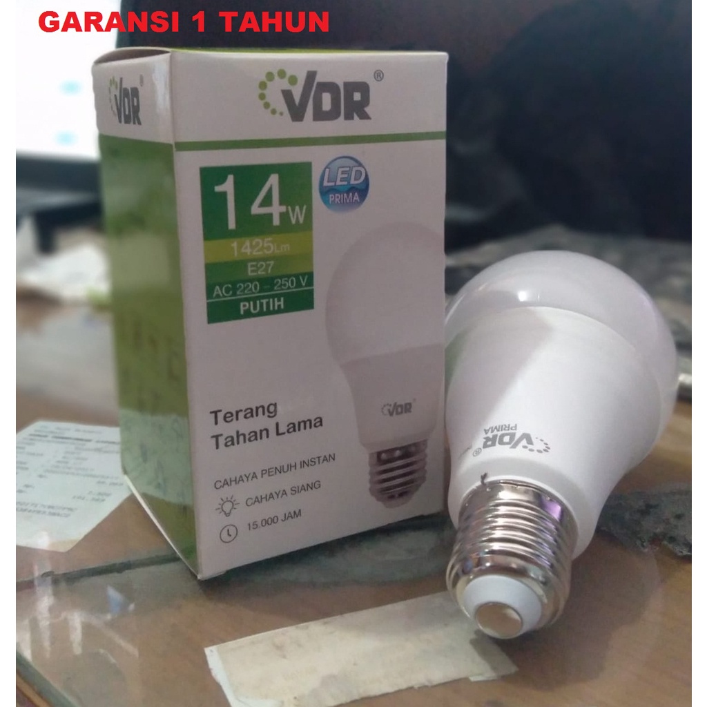 LAMPU BOHLAM LED FDR 14 W / WATT GARANSI 1 TAHUN