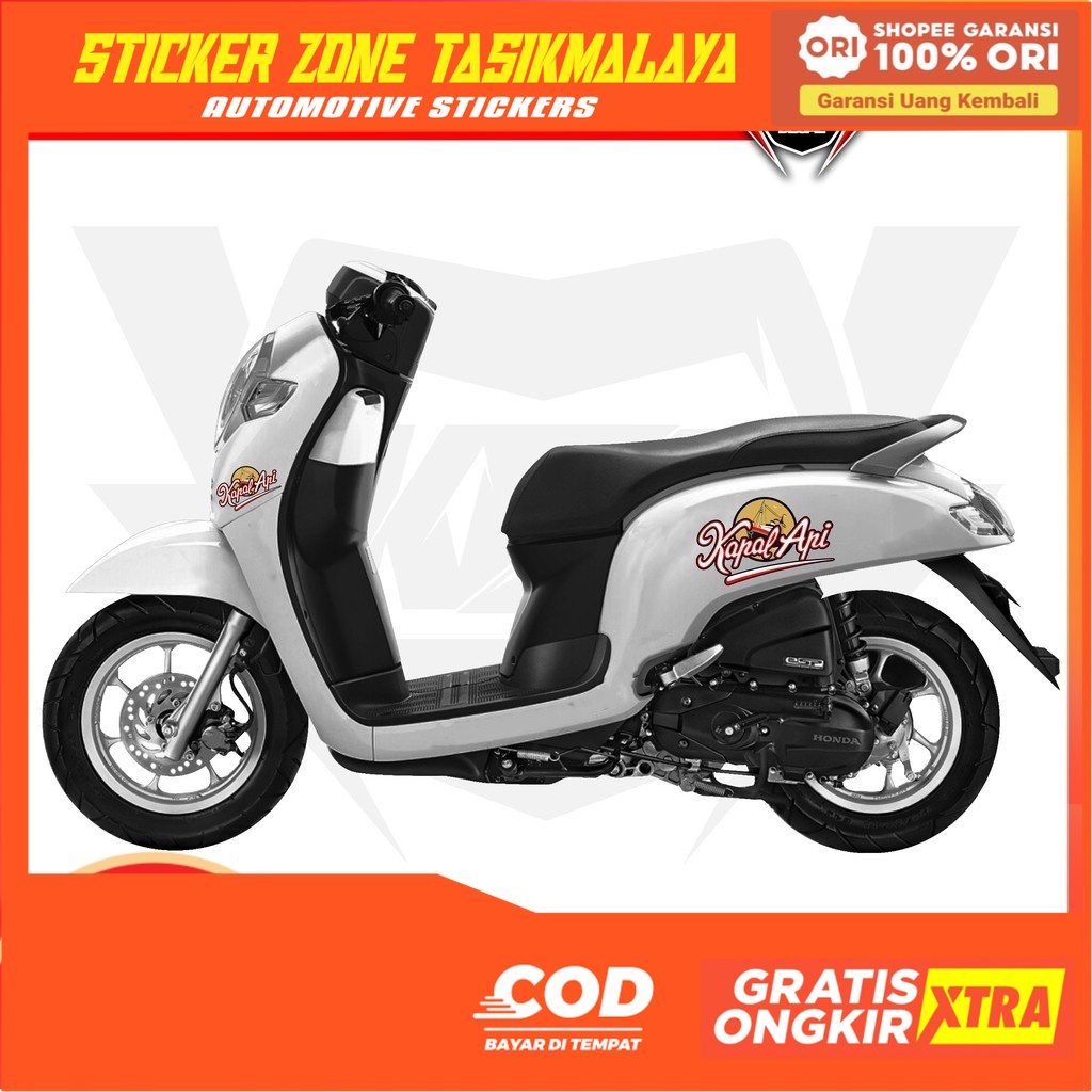 Stiker Scoopy Striping Scoopy Kapal Api