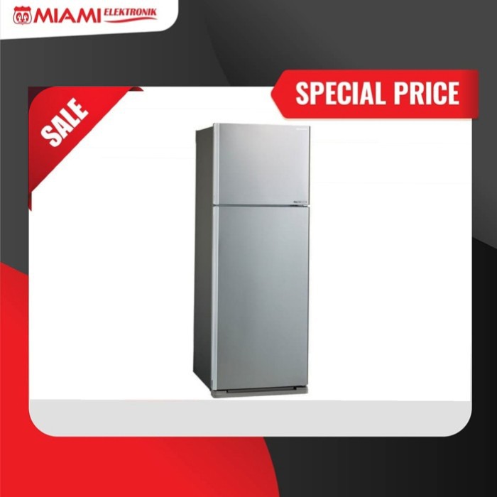 Kulkas Sharp 2Pintu SJIG470MSL / Lemari Es Sharp SJ-IG470MSL