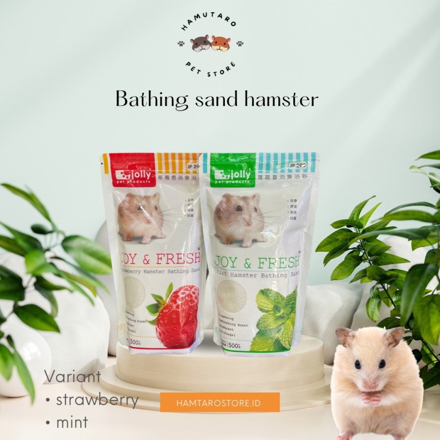 Bathing sand / pasir wangi hamster pasir mandi hamster