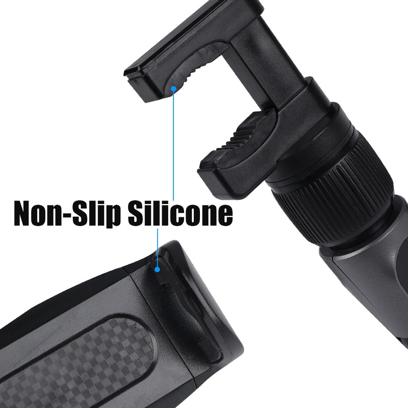 360 ° Bracket Dudukan Handphone Universal Multifungsi Anti slip Warna Hitam Untuk Kaca Spion Mobil