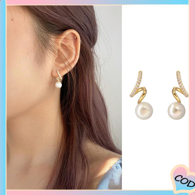 COD❤️Anting Stud Trend Baru Fashion Liontin Sederhana Anting Wanita Populer Murah-A.one