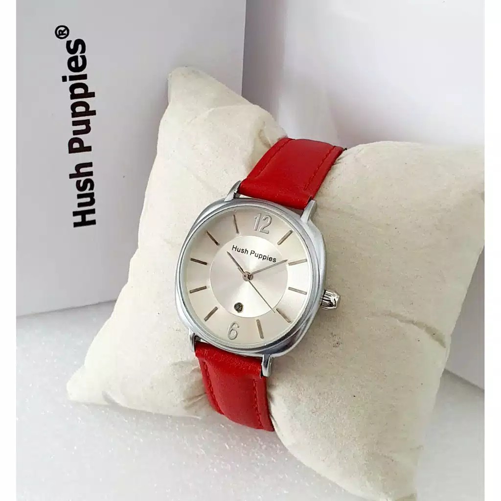 Grosiran Jam Tangan Wanita 15458CT Analog Strap Tali Kulit Tanggal Aktif Free Baterai (COD)