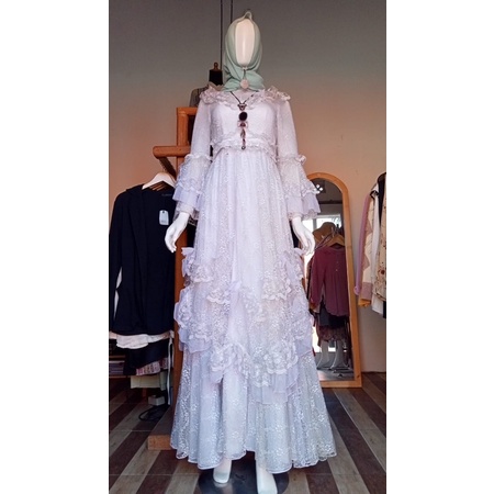GAUN VINTAGE / DRESS PERNIKAHAN / DRESS PREWEE VINTAGE / GAUN NONI