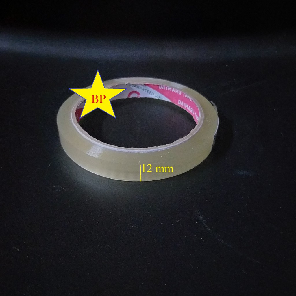 

Lakban bening / OPP Tape/ Lakban DAIMARU 12 mm, 24 mm, 48 mm (satuan)