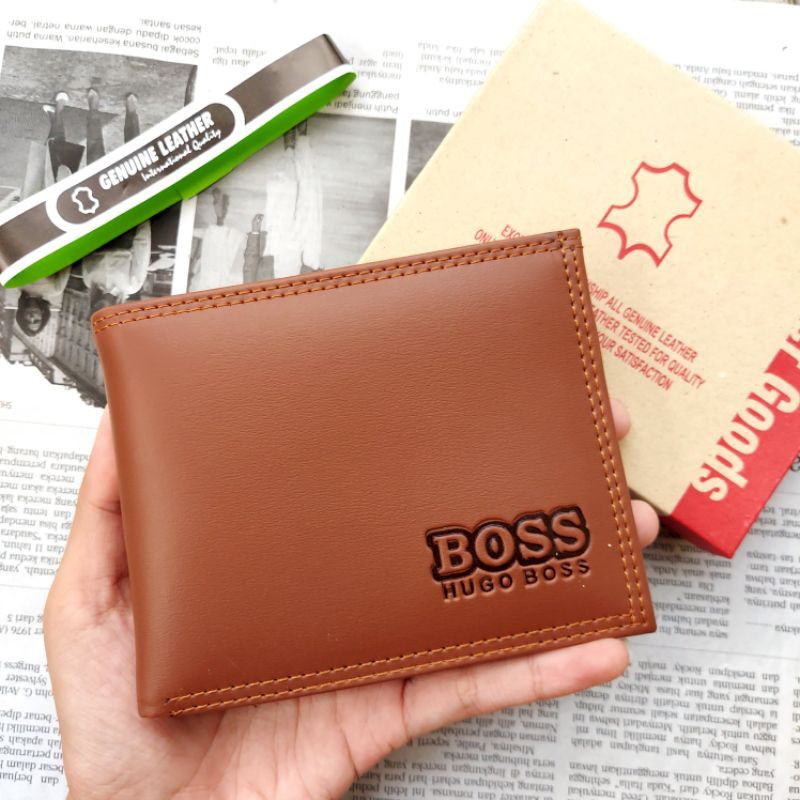 Dompet Pria Branded Tebal Model Lipat Dompet Cowok HucoBos