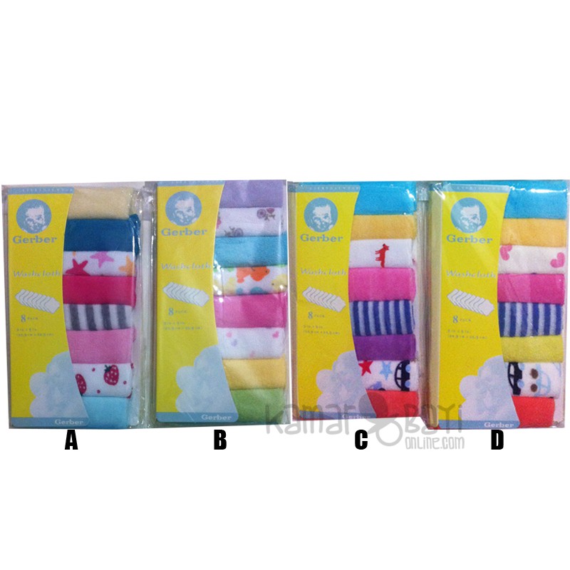 Washcloth Gerber .  Saputangan Gerber