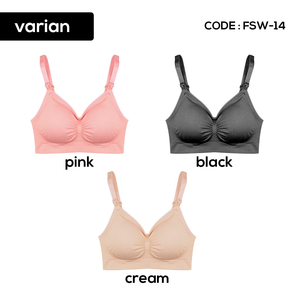 FSW-14 | Bra Menyusui dan Ibu Hamil - Nursing Bras - Motherhood Maternity Bra Breastfeeding Bras BH