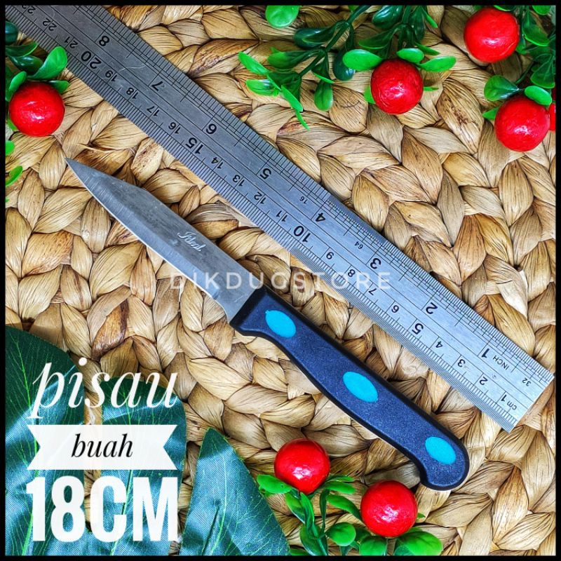 Pisau Dapur - Pisau Buah Tajam Bisa Di Asah Panjang 18 Cm Ideal Id101