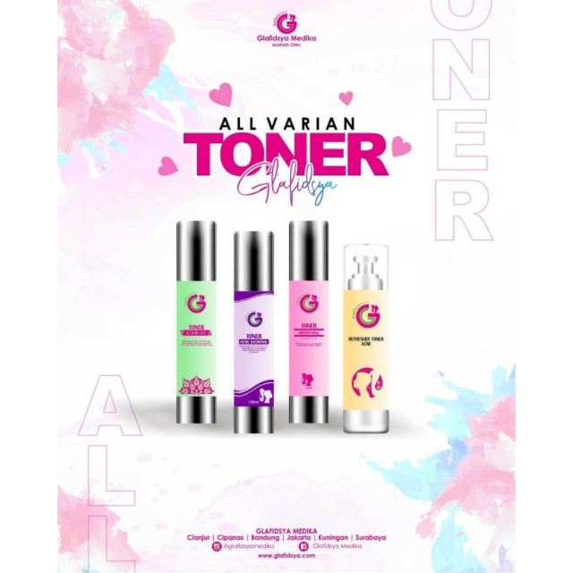 TONER GLAFIDSYA OFFICIAL STORE TONER GLOWING TONER WHITENING TONER ACNE TONER FLEK