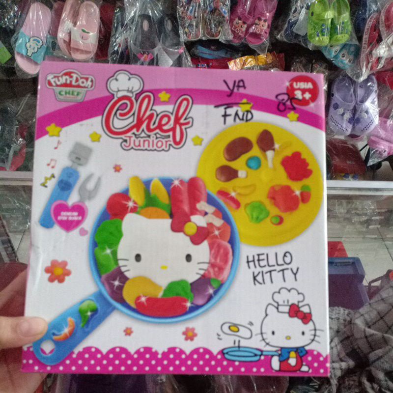 mainan anak fun dooh +cetakan chef junior silahkan tanya stok