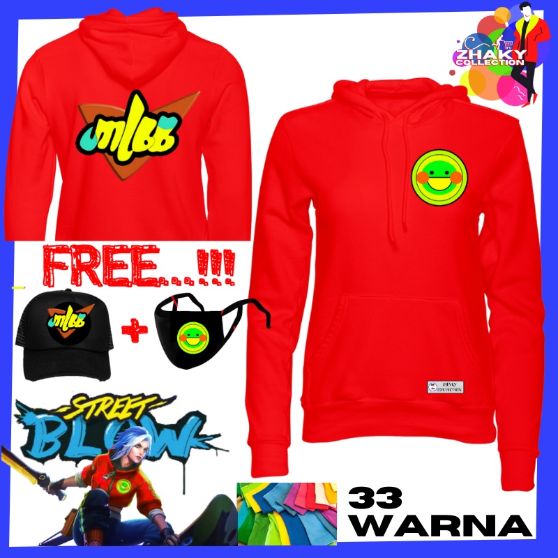 Hoodie Distro Benedetta Starlight Mobile Legends Original JaketSkin Benedetta Street Blow Jaket Crew