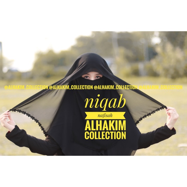 niqab veil nafisah full renda by alhakim
