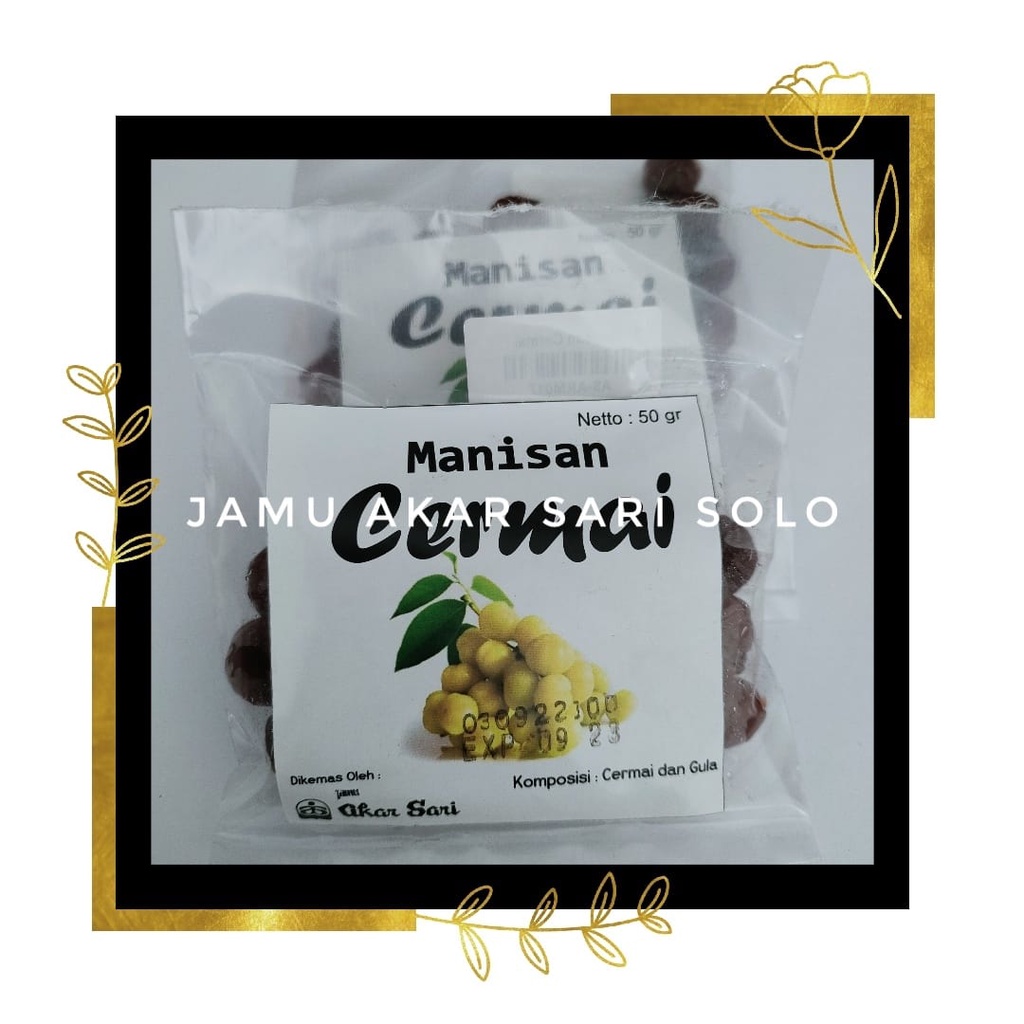 

Jamu Akar Sari - Manisan Cermai