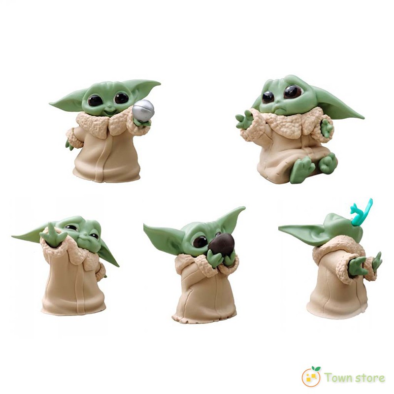 5pcs Mainan Action Figure Star Wars The Child Animatronic Edition Baby Yoda The Mandalorian Untuk Anak Usia 4 Tahun Shopee Indonesia