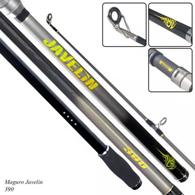 Joran Maguro Javelin | Sambung 3 | Surf casting | Pasiran | Tebing | Ring full Fuji | Silahkan pilih