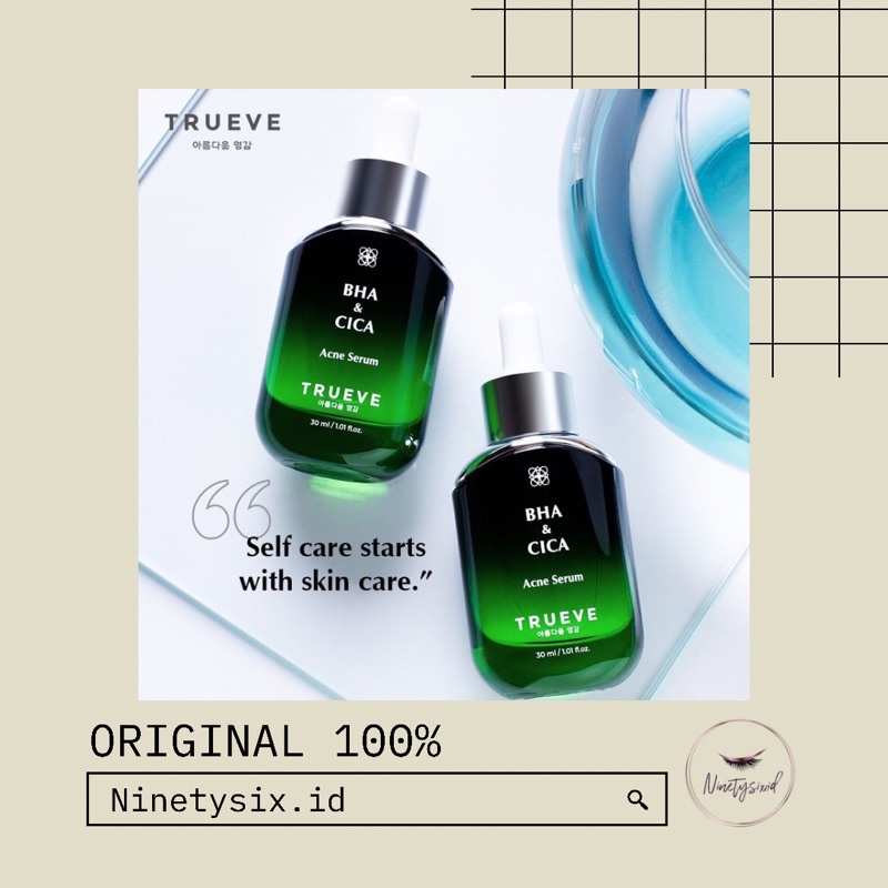 TRUEVE BHA &amp; CICA Acne Serum 30 ML serum wajah