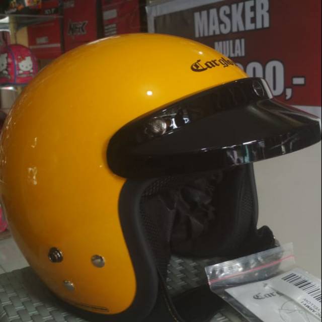 HELM BOGO CARGLOSS ORY KUNING