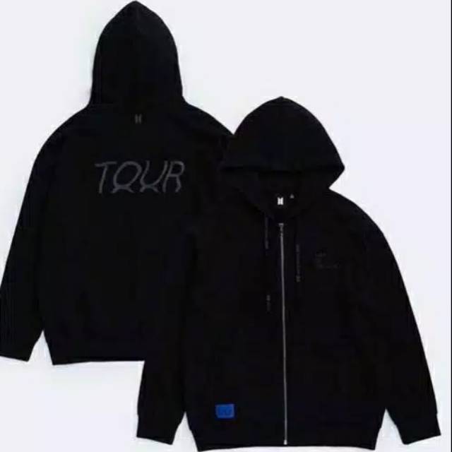 READY STOCK NEW BTS TOUR HOODIE TERLARIS