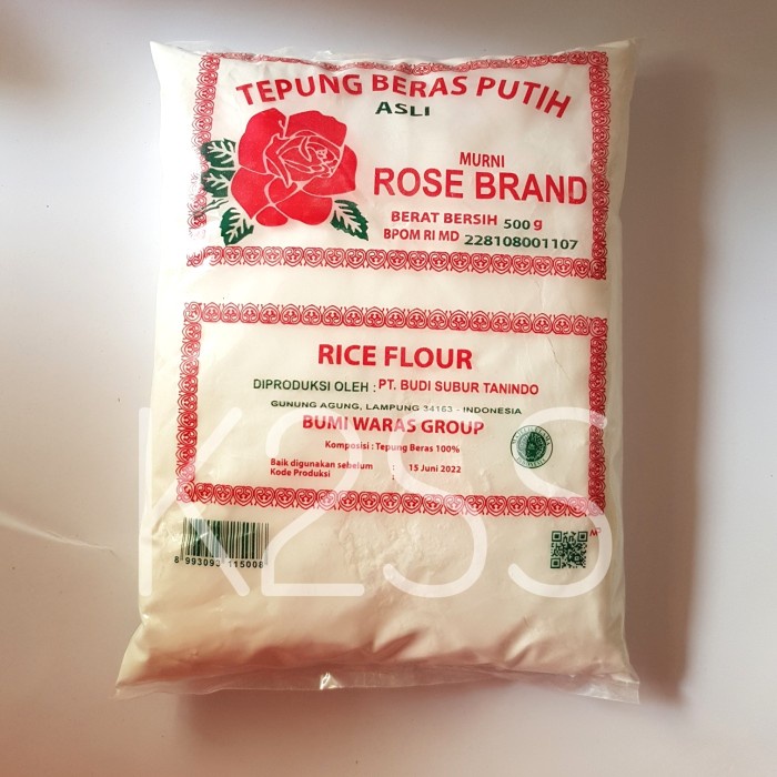 

Ketan-Beras-Tepung- Tepung Beras Rose Brand 500 Gram / 500 Gr -Tepung-Beras-Ketan.