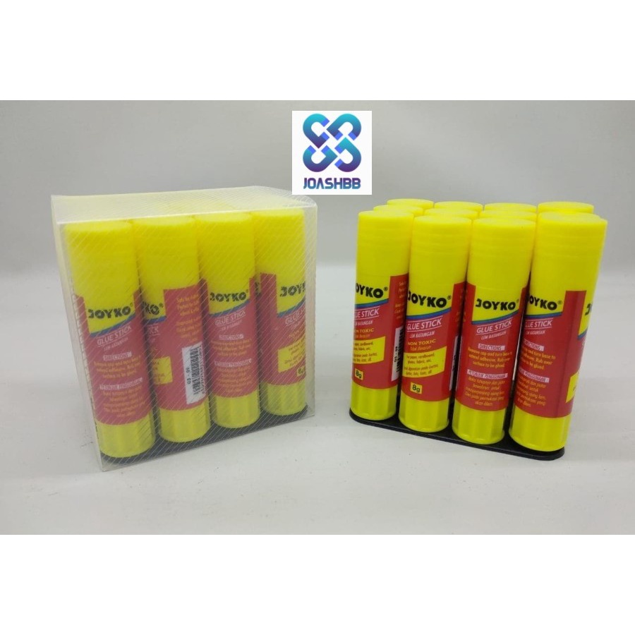 Lem Glue Stick joyko 8 gram gs09 / Lem Kertas / Glue Stick Joyko 8 Gram