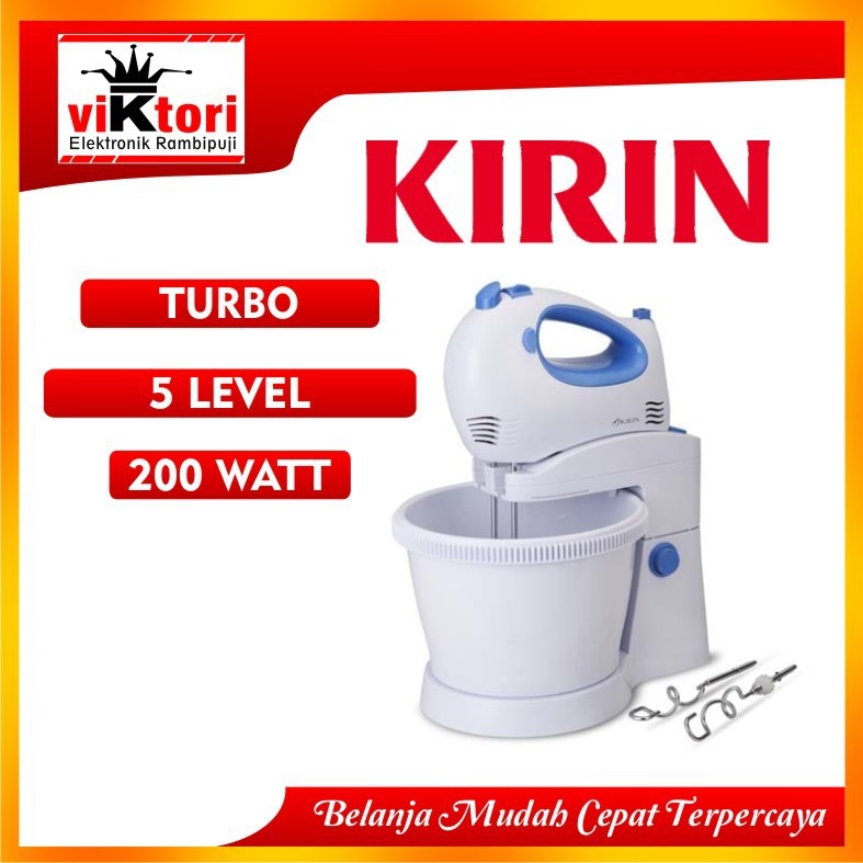 KIRIN KSM391 / STAND MIXER KIRIN  / MIXER COM KIRIN / MIXER DUDUK / MIXER PUTAR / STANDING MIXER / P