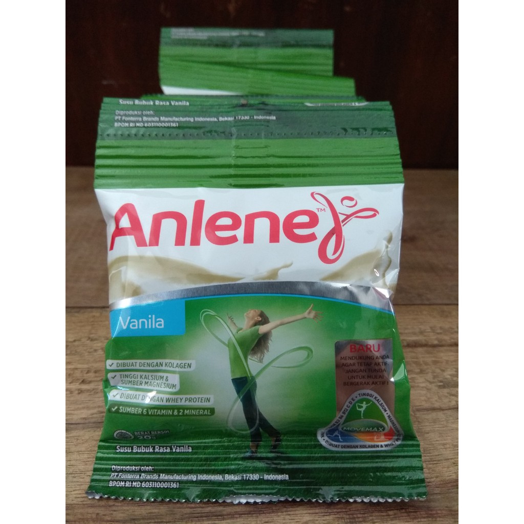 

susu anlene sachet 35gr isi 10