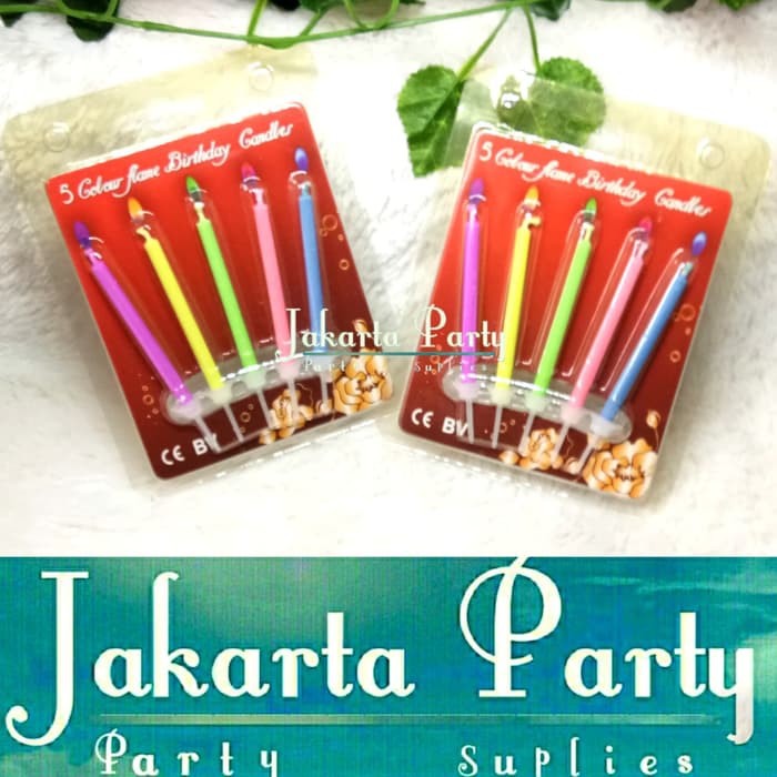 Lilin Warna / Colored Flame Candle / Lilin Ultah / Lilin Ulang Tahun